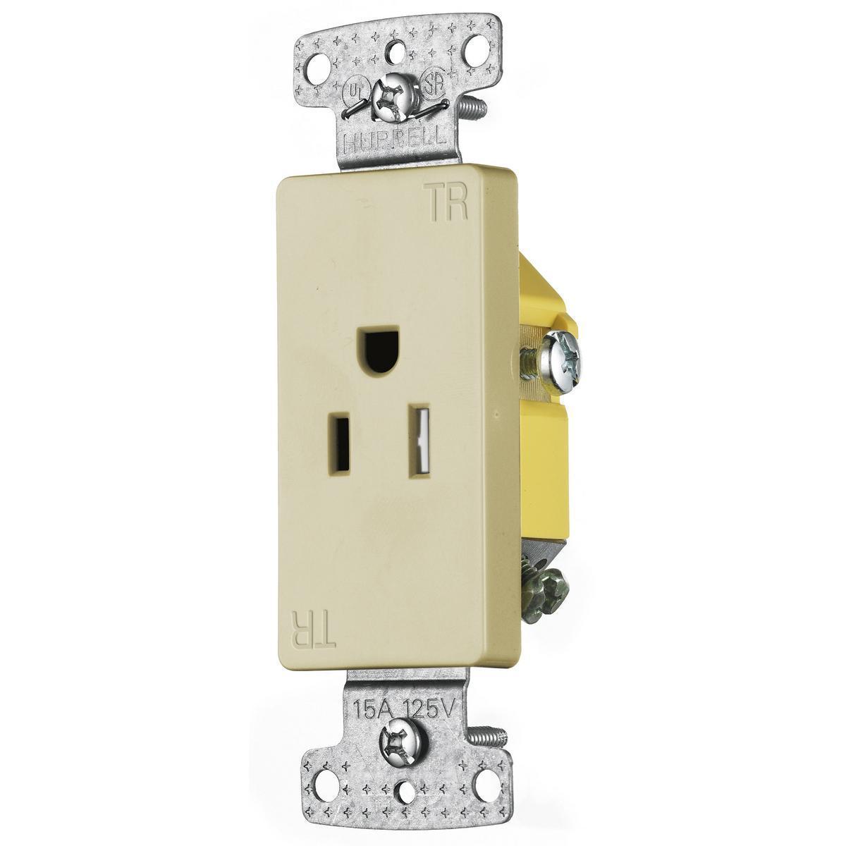 Hubbell Wiring Device-Kellems RRD151ITR Straight Blade Receptacles