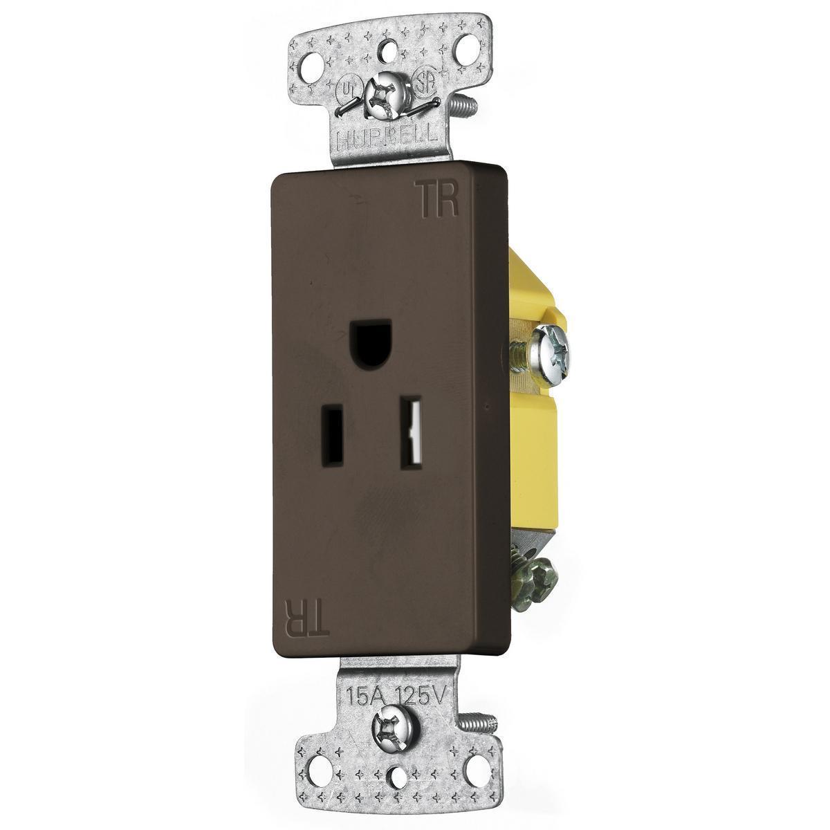 Hubbell Wiring Device-Kellems RRD151TR Straight Blade Receptacles