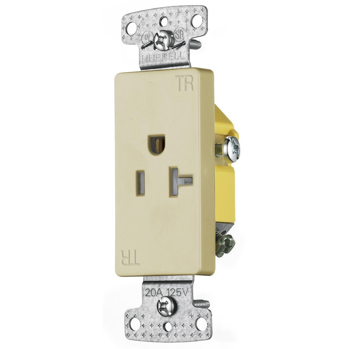 Hubbell Wiring Device-Kellems RRD201ITR Straight Blade Receptacles