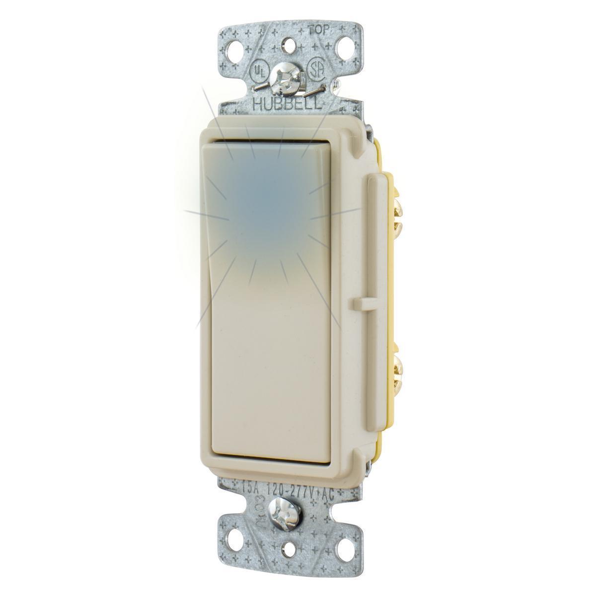 Hubbell Wiring Device-Kellems RSD115ILLA Decorative Switches