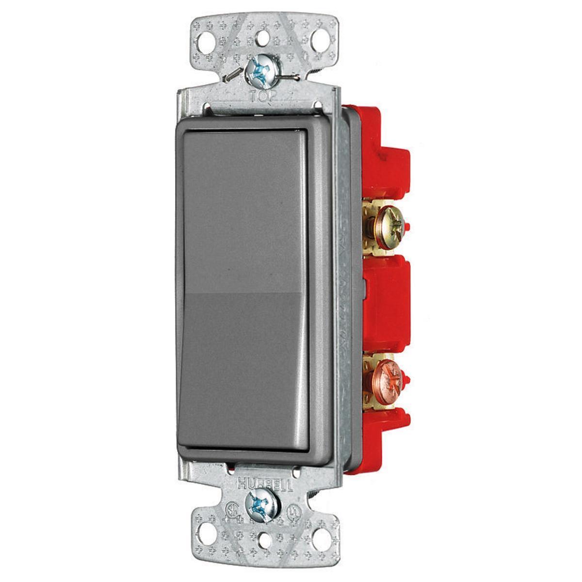 Hubbell Wiring Device-Kellems RSD415GY Decorative Switches
