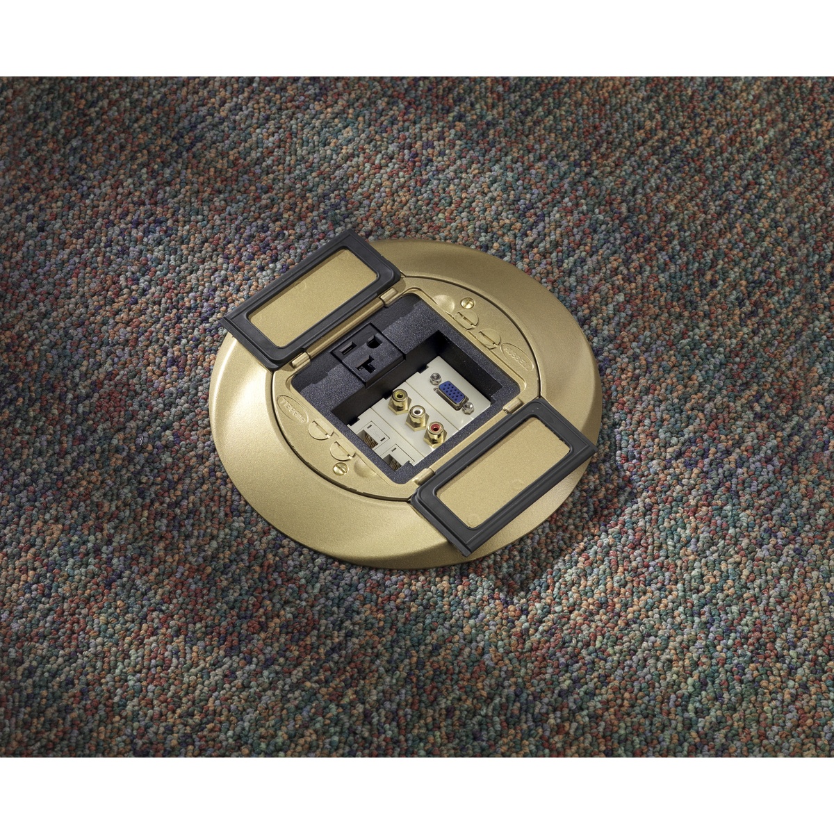 Hubbell Wiring Device-Kellems S1CFCBRS Floor Box Covers