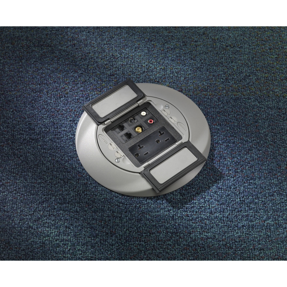 Hubbell Wiring Device-Kellems S1CFCGY Floor Box Covers
