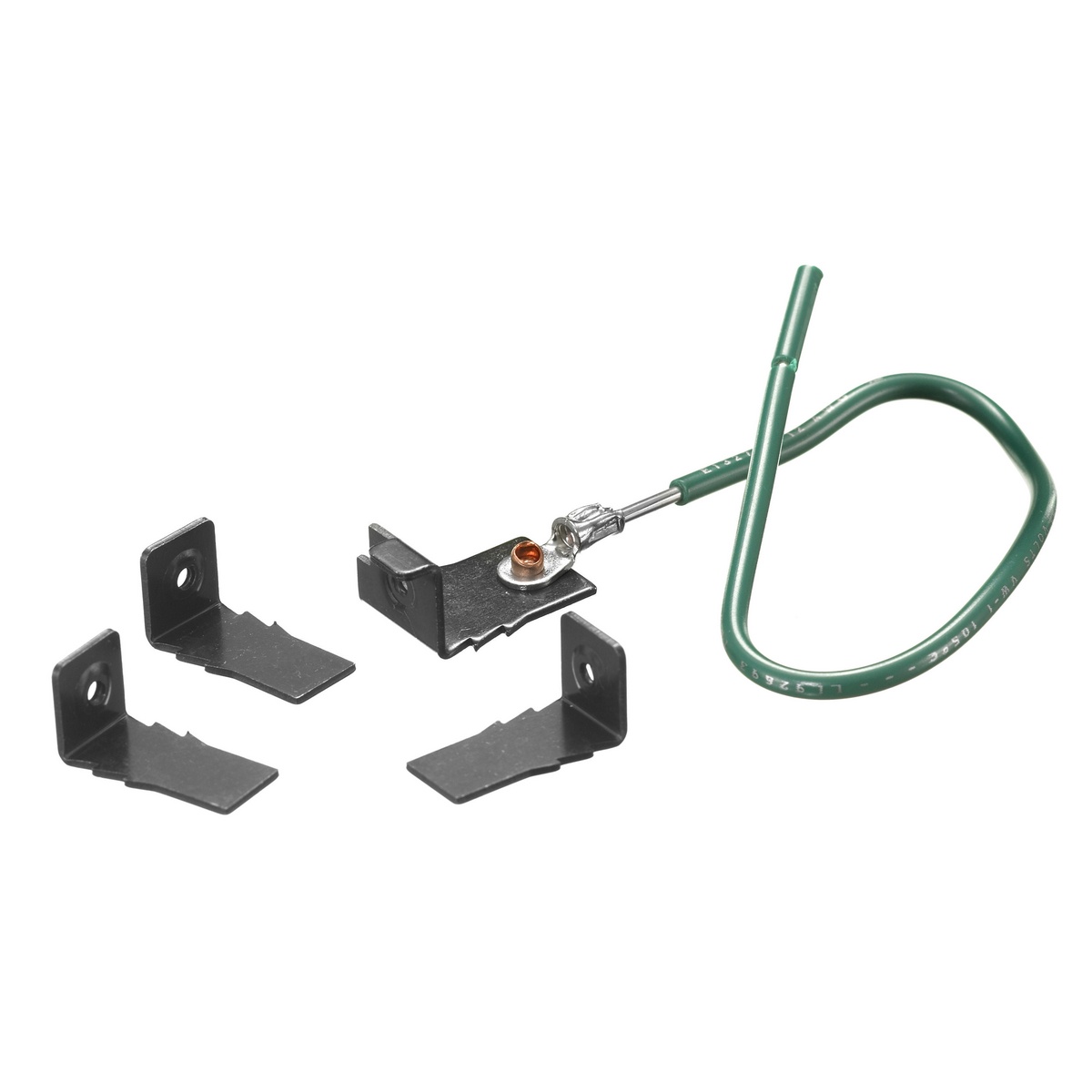 Hubbell Wiring Device-Kellems S1FBCLIP5PK Replacement Standard Universal Cover Mounting Clip, For Use With SI Series Flush Floor Box, Surface Mount, Steel, Black
