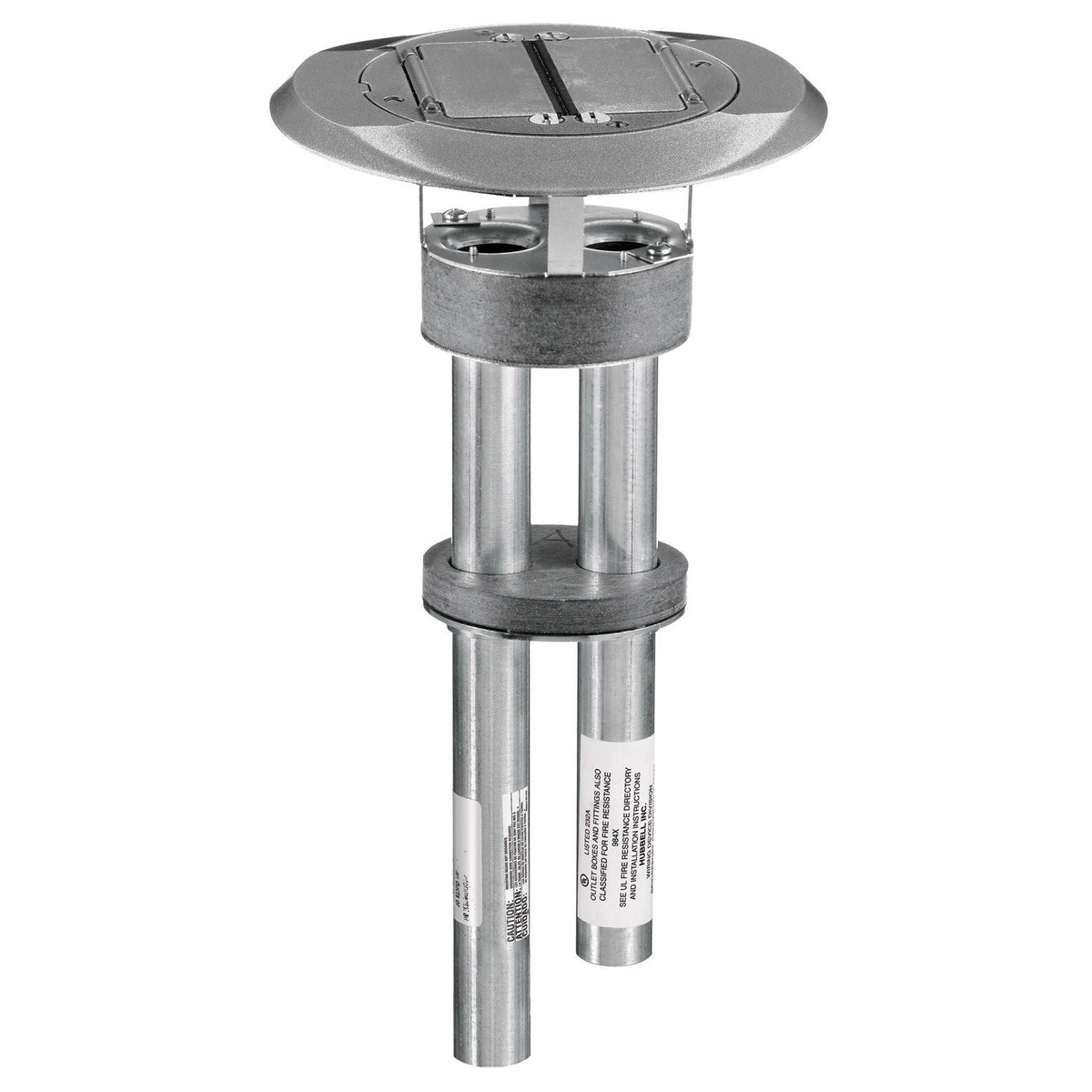 Hubbell Wiring Device-Kellems S1PTGY Poke-Through Assembled Units