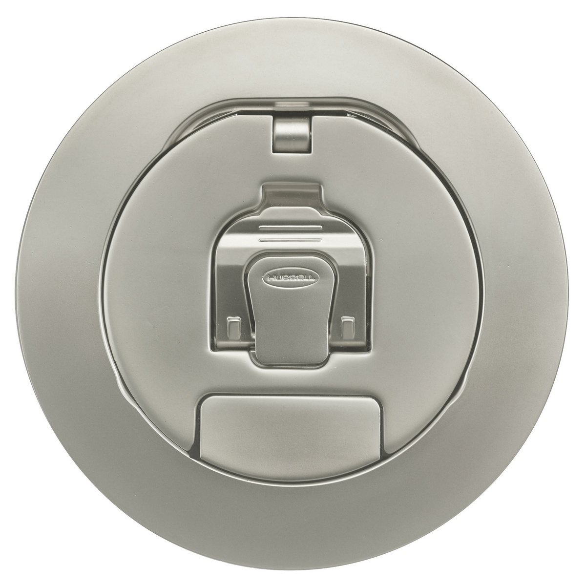 Hubbell Wiring Device-Kellems SystemOne S1R4CVRNKL Fire-Rated Standard Sized Cover, 5-1/2 in Dia, Cast Aluminum