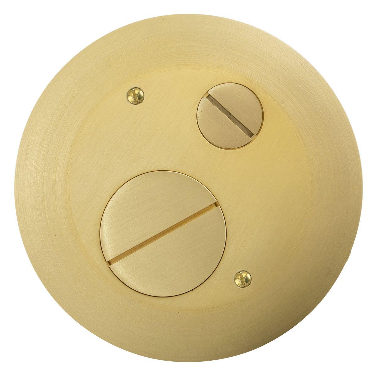 Hubbell Wiring Device-Kellems S1R4FFCVRBRS Floor Box Covers