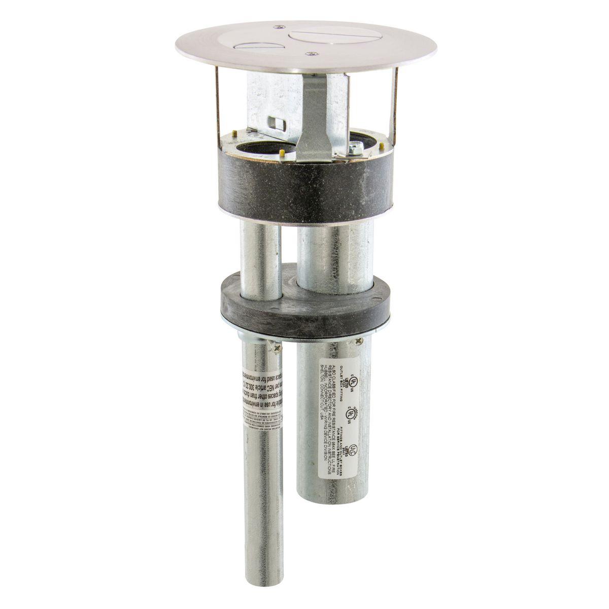 Hubbell Wiring Device-Kellems S1R4PTFFALU Poke-Through Covers