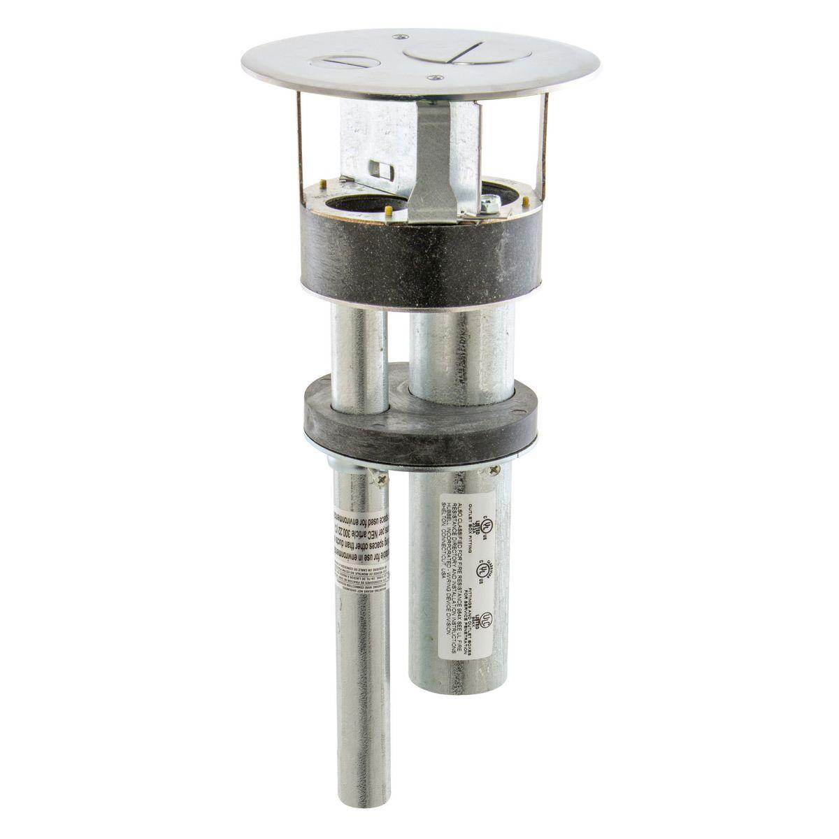 Hubbell Wiring Device-Kellems S1R4PTFFNKL Poke-Through Assembled Units