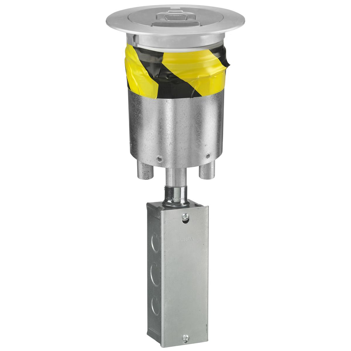 Hubbell Wiring Device-Kellems S1R4PTQUADNKL Poke-Through Assembled Units