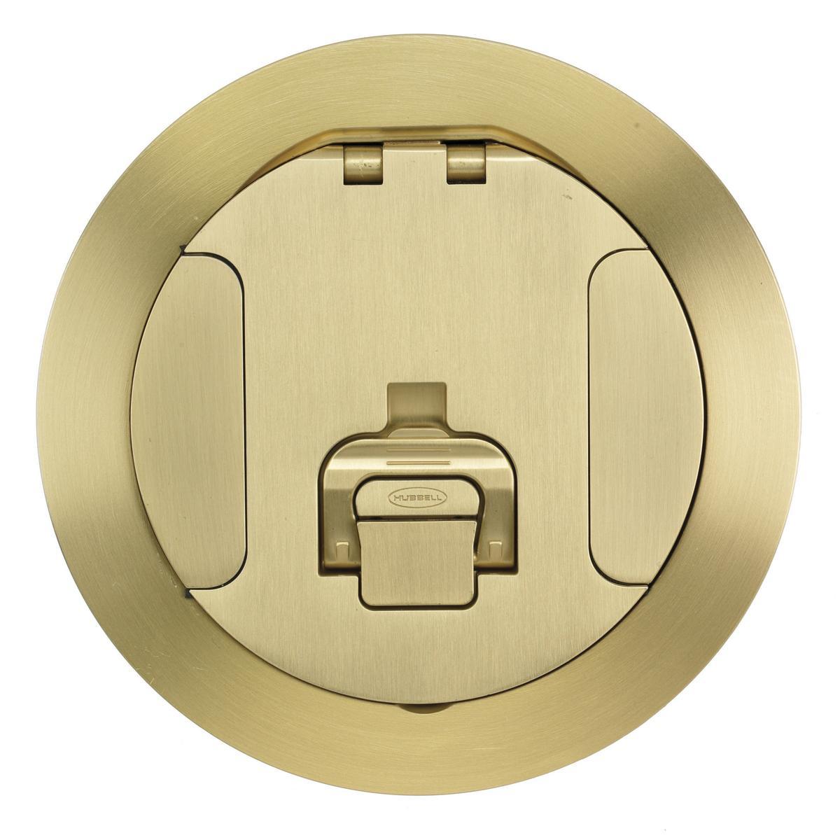 Hubbell Wiring Device-Kellems S1R6CVRBRS Poke-Through Covers