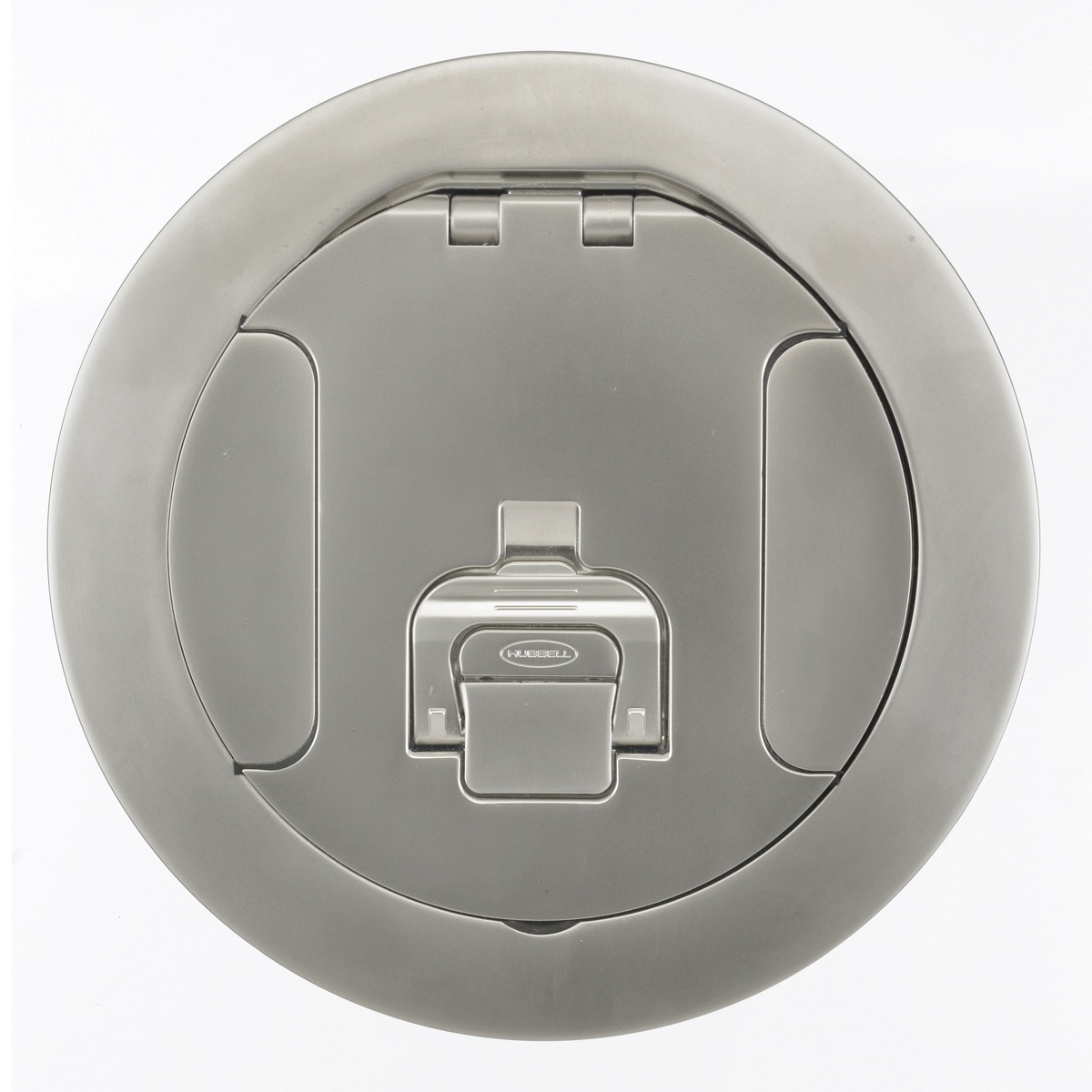 Hubbell Wiring Device-Kellems S1R6CVRNKL Fire-Rated Standard Poke-Through Cover, 7-1/2 in Dia, Cast Aluminum