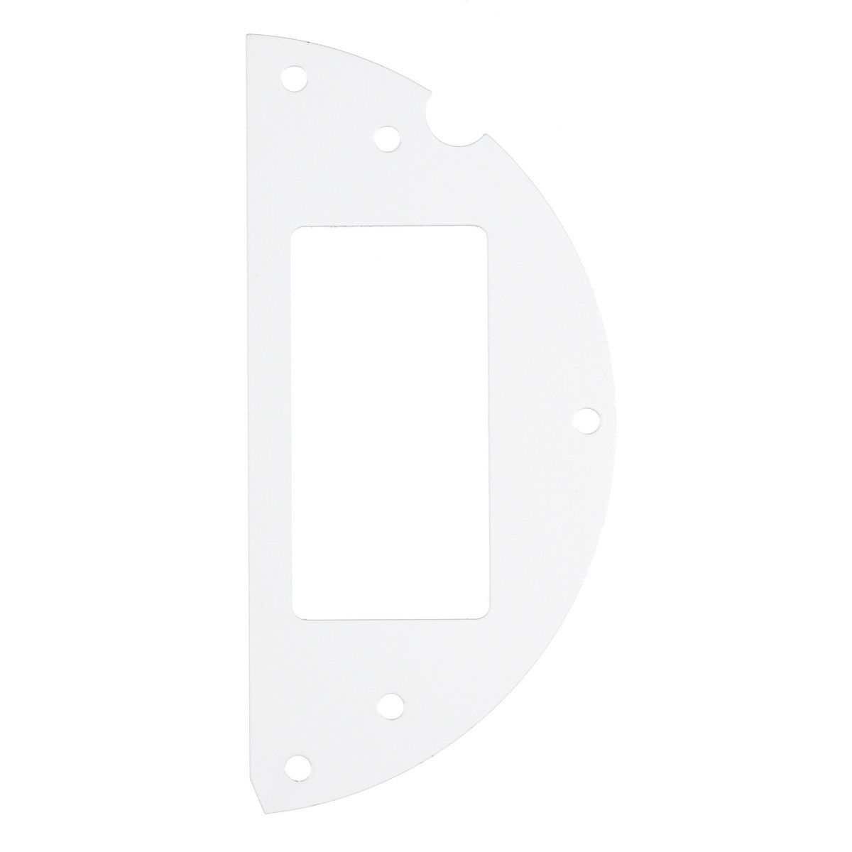 Hubbell Wiring Device-Kellems SystemOne ScrubShield® S1R6SPK 50/50 Split Right Side/Standard Sized Sub Plate, Galvanized Steel