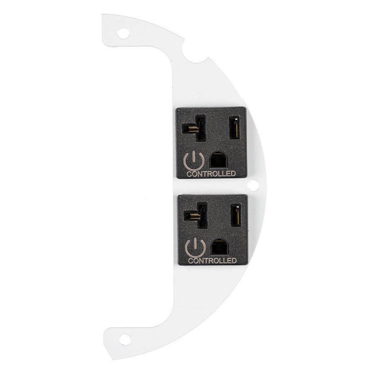 Hubbell Wiring Device-Kellems S1R6SPZC Floor Box Outlet Face Plates
