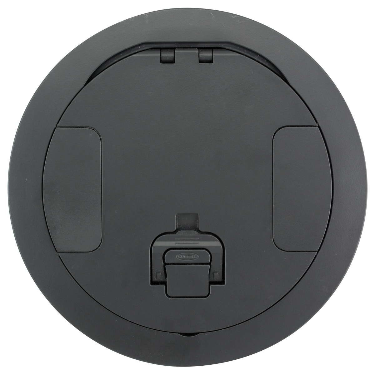 Hubbell Wiring Device-Kellems SystemOne ScrubShield® S1R8CVRBLK Standard Cover Assembly, 9-1/2 in Dia, 1.3 in D, Cast Aluminum