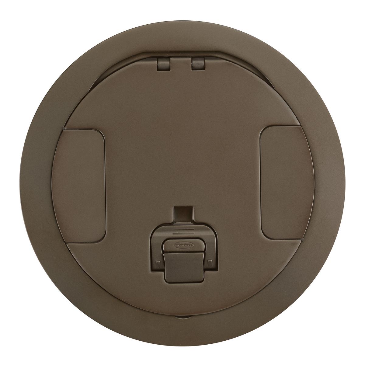 Hubbell Wiring Device-Kellems S1R8CVRBRZ Poke-Through Covers