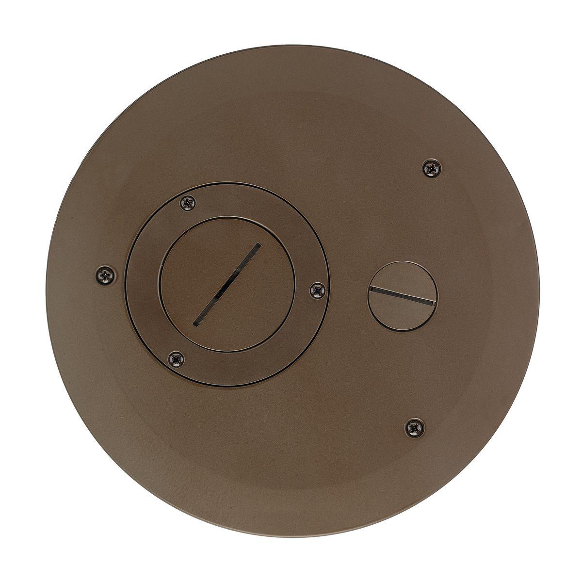 Hubbell Wiring Device-Kellems S1R8FFCVRBRZ Poke-Through Covers