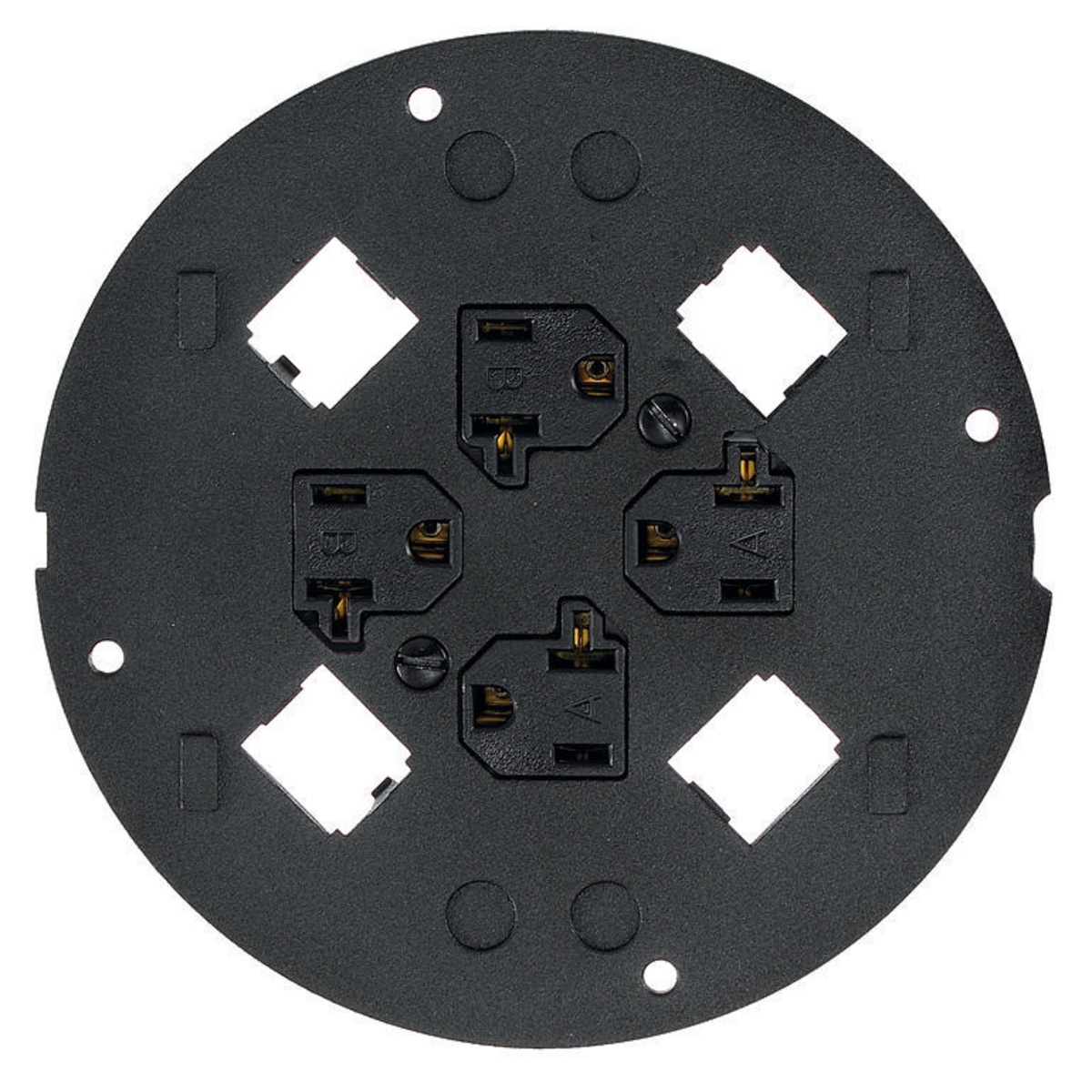 Hubbell Wiring Device-Kellems S1SP4X4PA Poke-Through Mountings