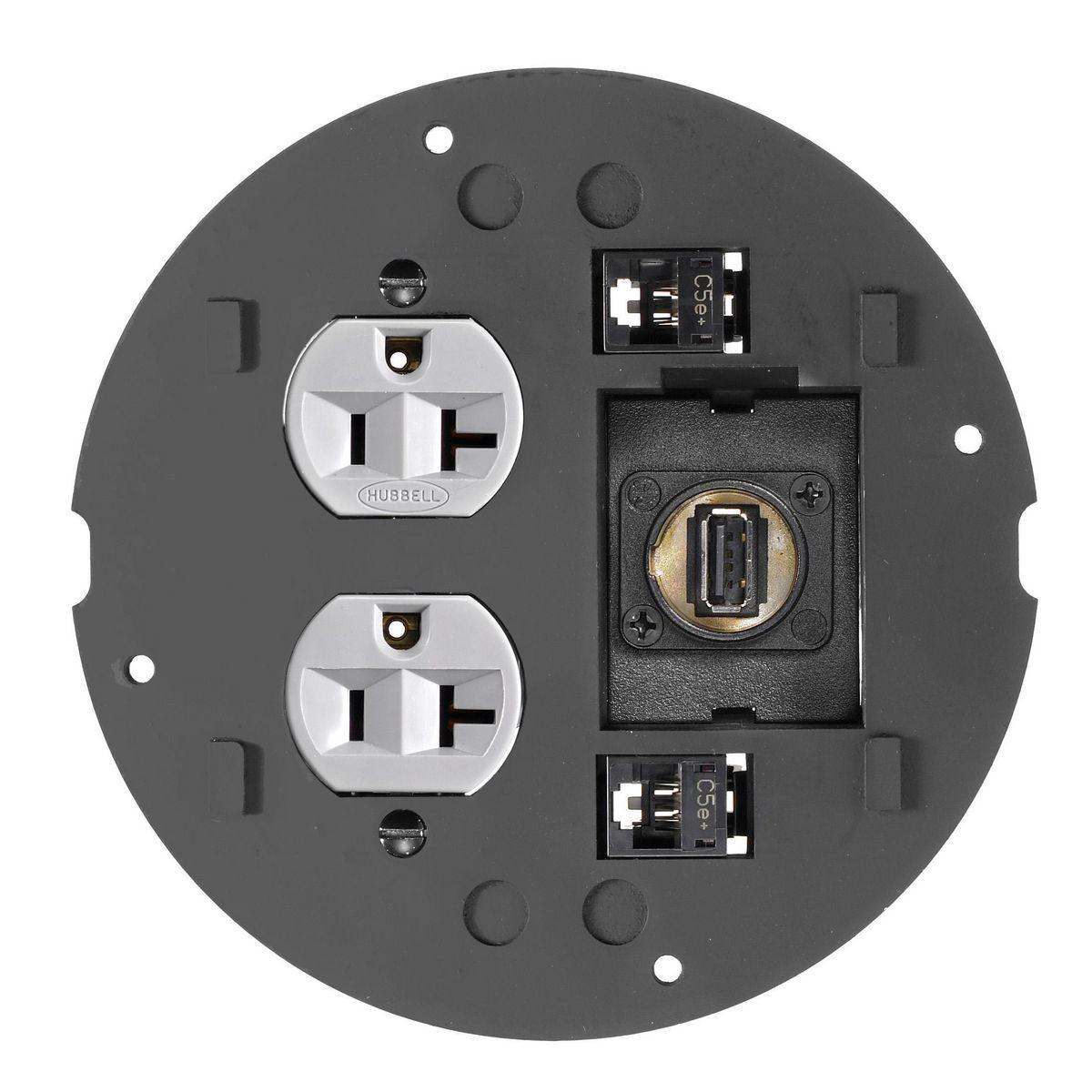 Hubbell Wiring Device-Kellems S1SPDU2IM Poke-Through Mountings