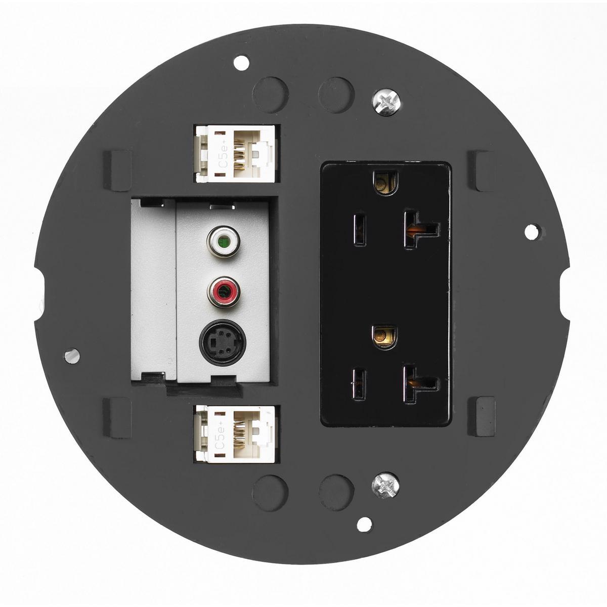 Hubbell Wiring Device-Kellems S1SPSL2IM Poke-Through Mountings