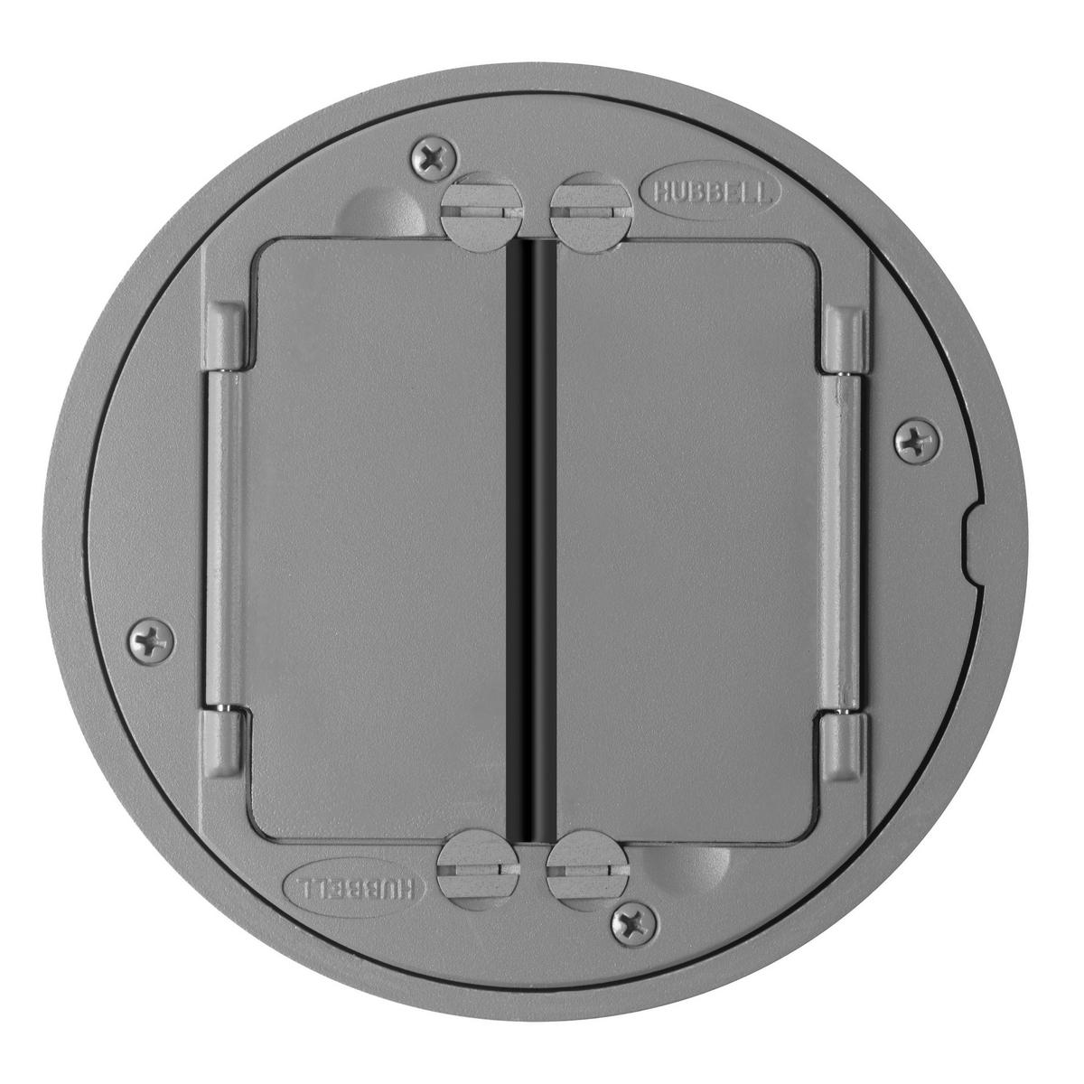 Hubbell Wiring Device-Kellems S1TFCGY Floor Box Covers
