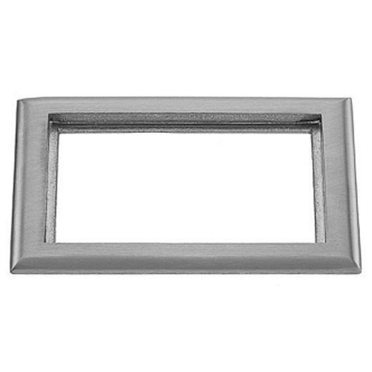 Hubbell Wiring Device-Kellems SA3084 1/2/3-Gang Machined Standard Tapered Carpet Flange, 8.13 in L, Metallic