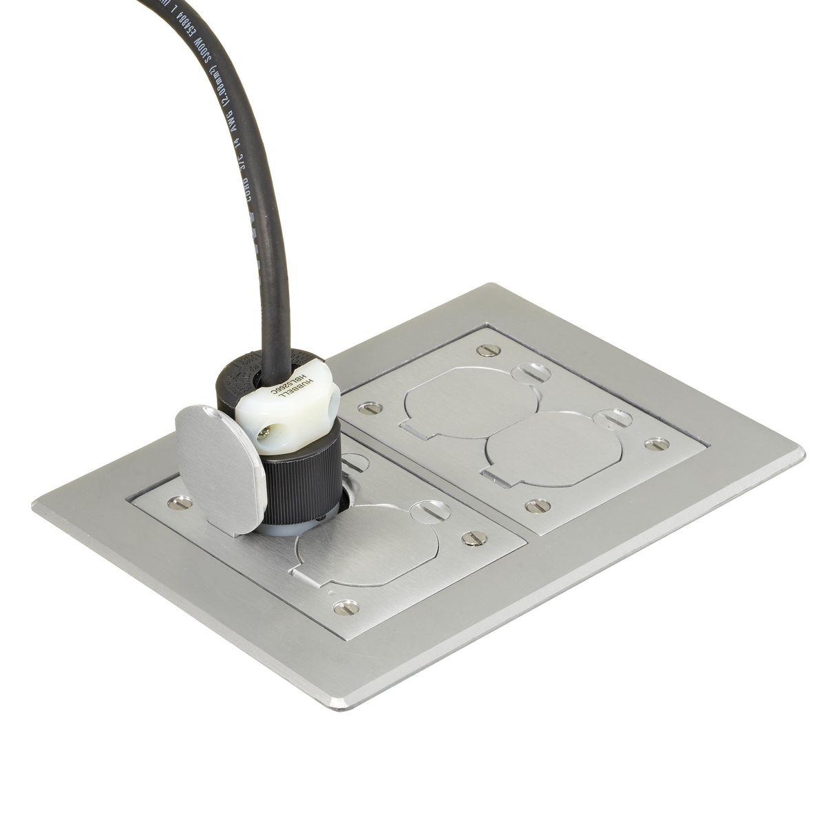 Hubbell Wiring Device-Kellems SA3084WB Floor Box Flanges