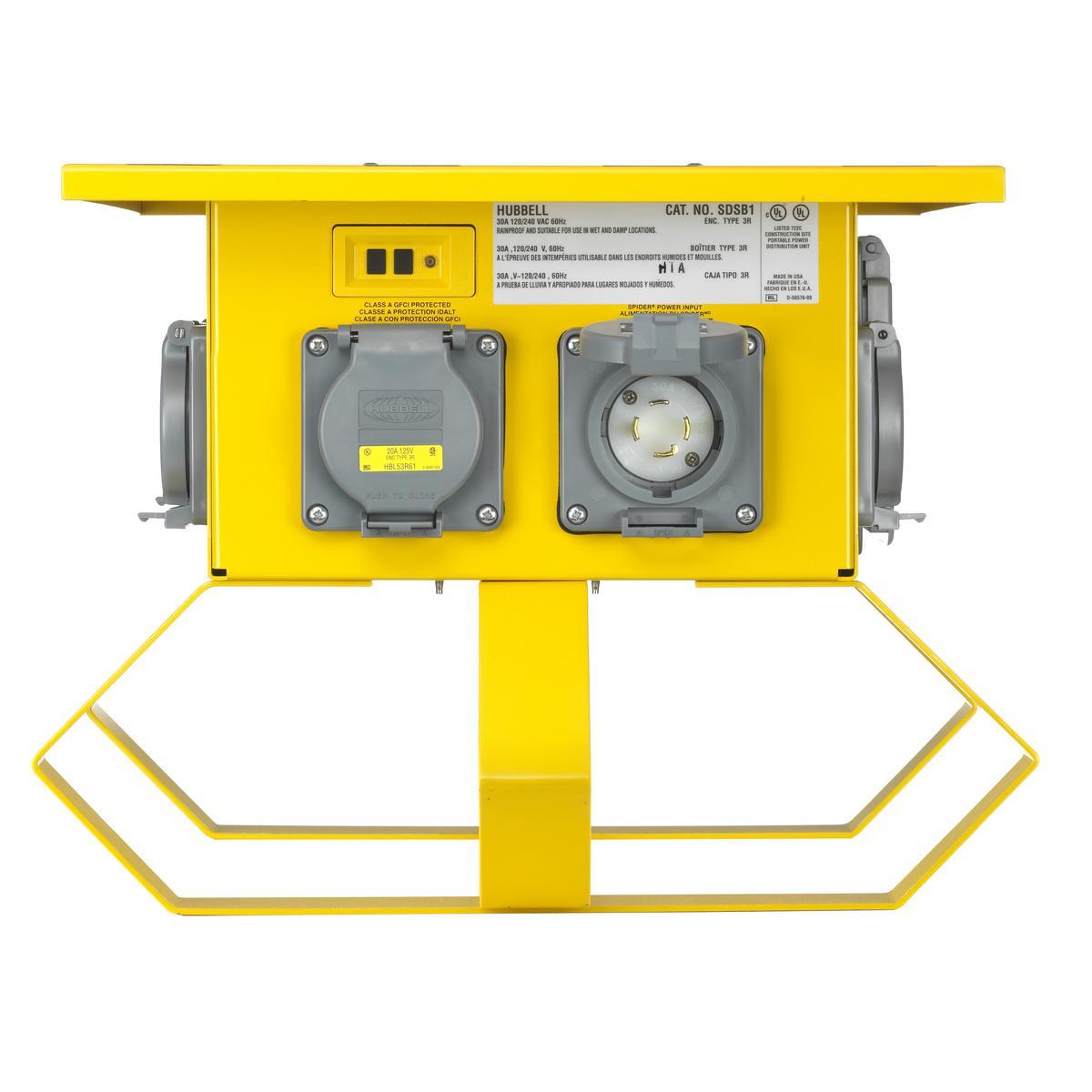 Hubbell Wiring Device-Kellems SDSB1A Temporary Power Distribution Boxes/Carts