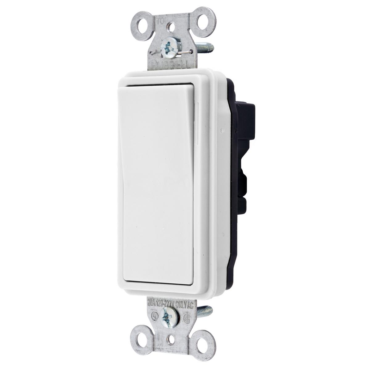 Hubbell Wiring Device-Kellems SNAP2101WNA Decorative Switches