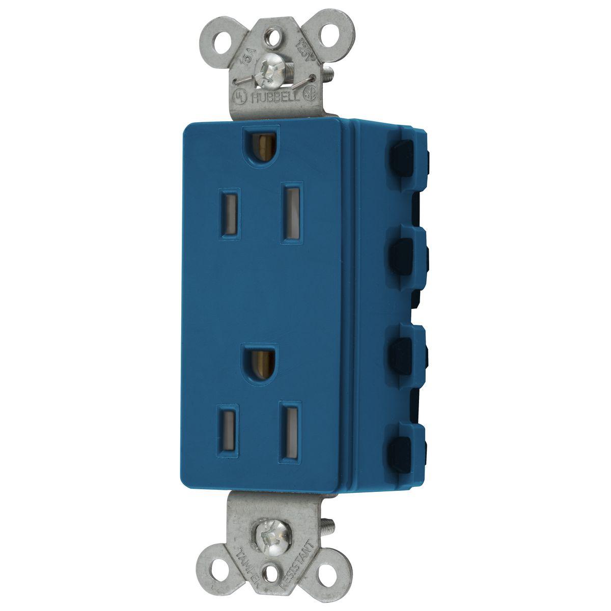 Hubbell Wiring Device-Kellems SNAP2152BLTRA Straight Blade Receptacles