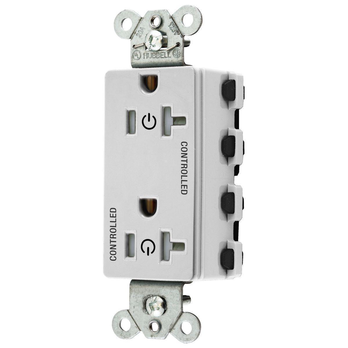 Hubbell Wiring Device-Kellems SNAP2162C2WTRA Straight Blade Receptacles