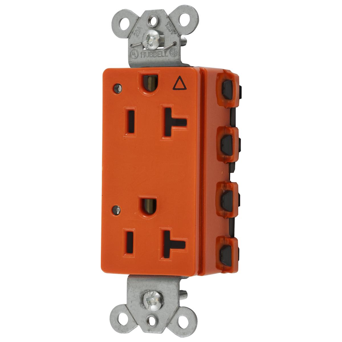 Hubbell Wiring Device-Kellems SNAP2162IGL Straight Blade Receptacles
