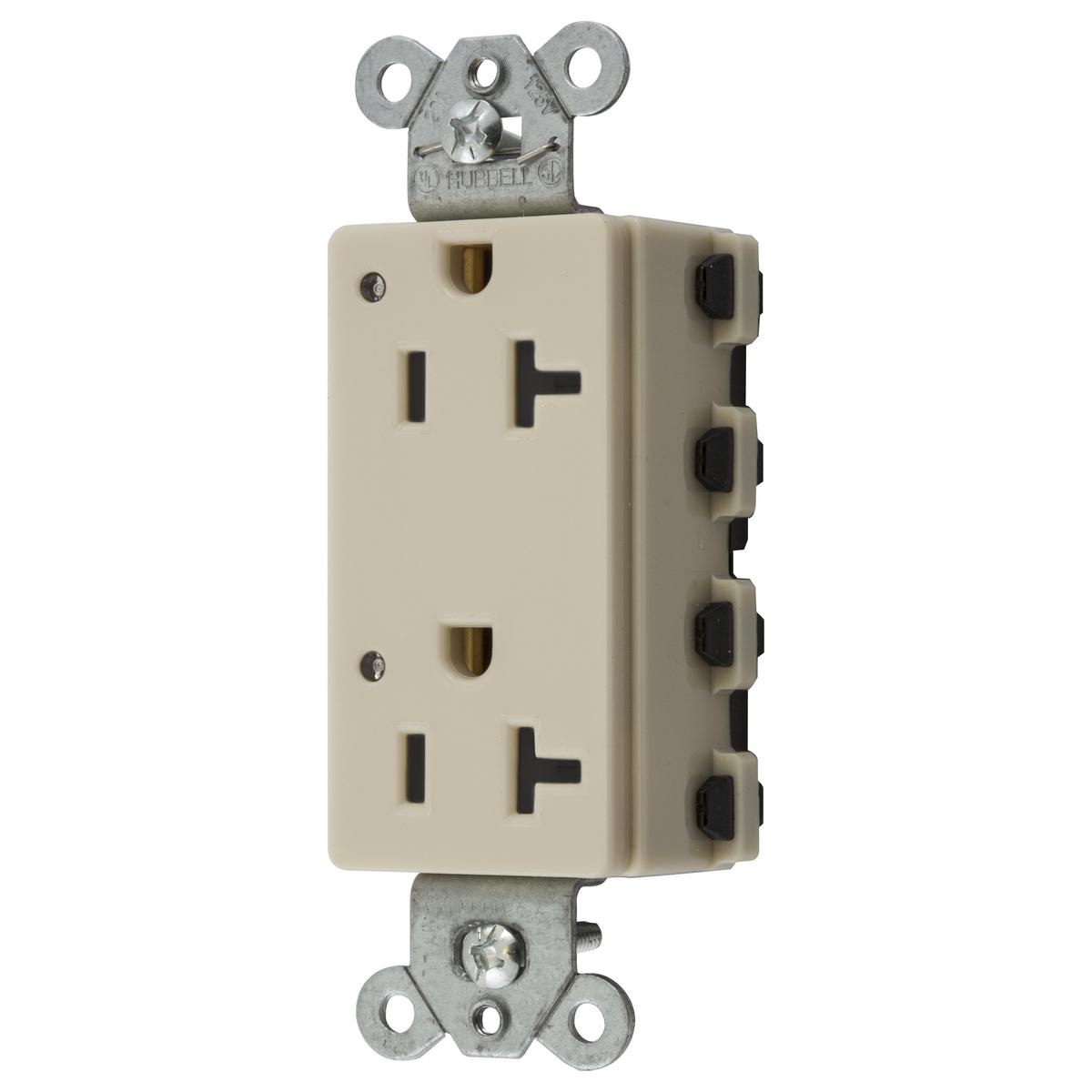 Hubbell Wiring Device-Kellems SNAP2162IL Straight Blade Receptacles