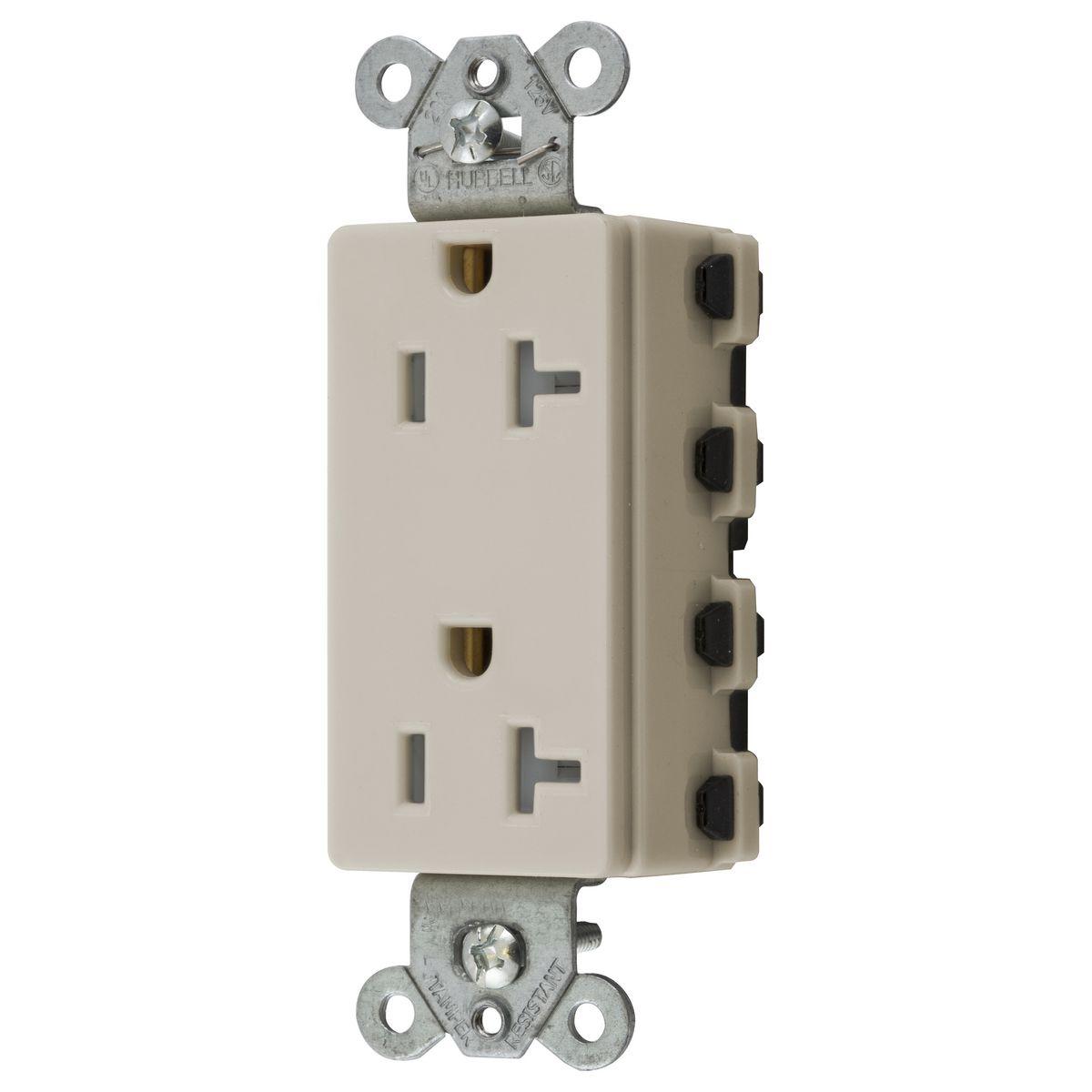 Hubbell Wiring Device-Kellems SNAP2162LATRA Straight Blade Receptacles
