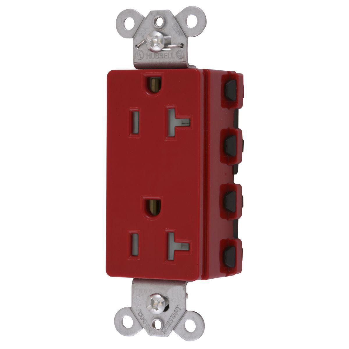 Hubbell Wiring Device-Kellems SNAP2162RTRA Straight Blade Receptacles