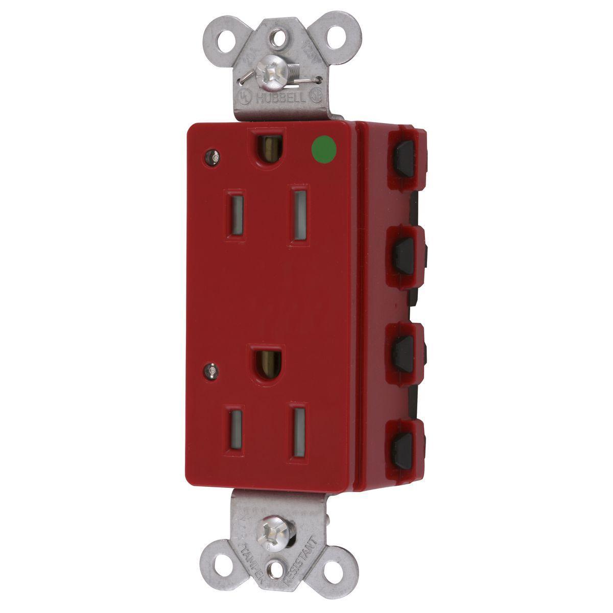 Hubbell Wiring Device-Kellems SNAP2172RLTRA Straight Blade Receptacles