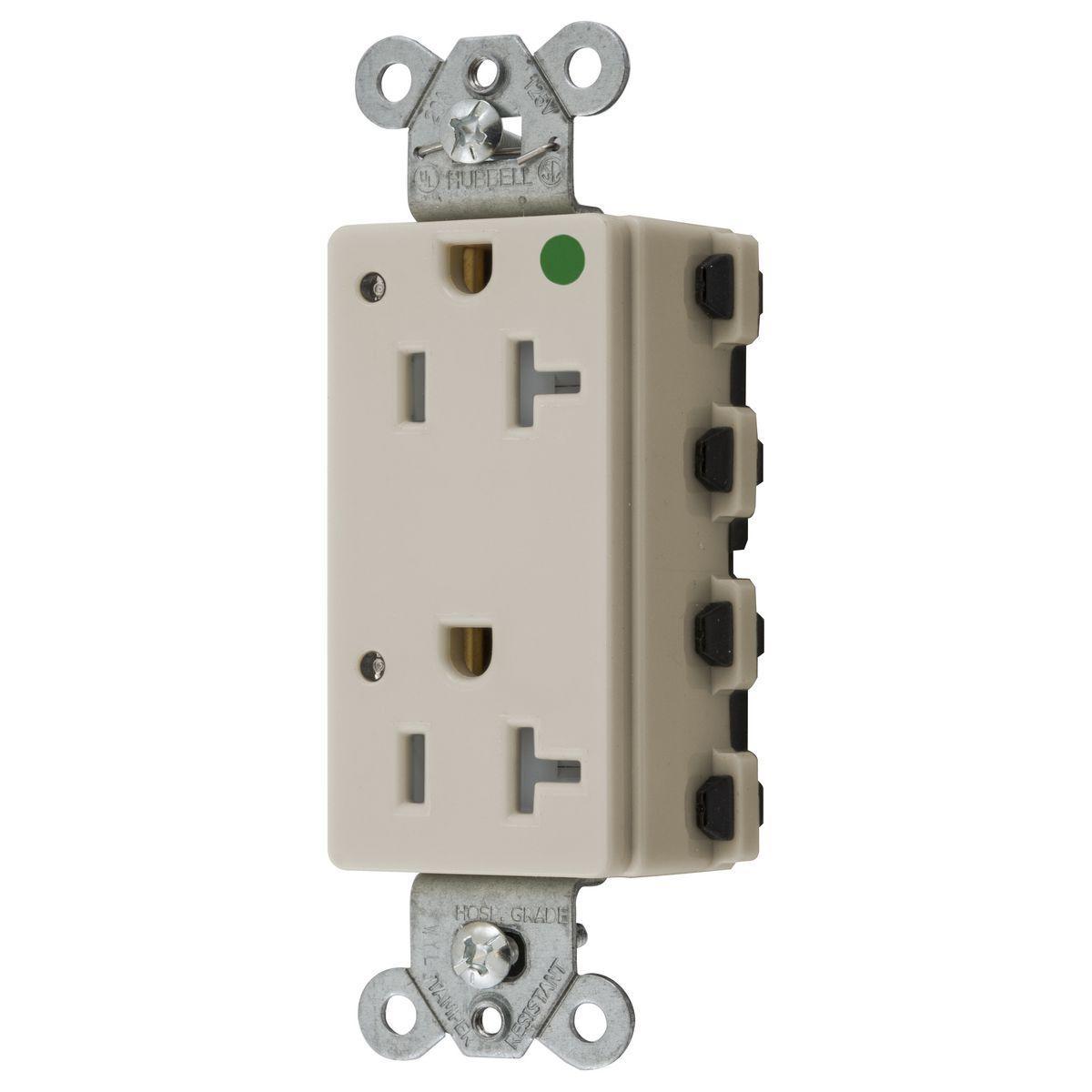 Hubbell Wiring Device-Kellems SNAP2182LALTRA Straight Blade Receptacles
