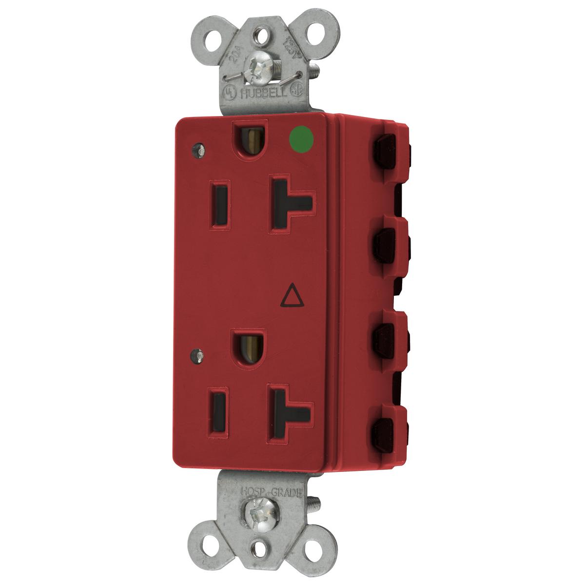 Hubbell Wiring Device-Kellems SNAP2182RIGL Straight Blade Receptacles