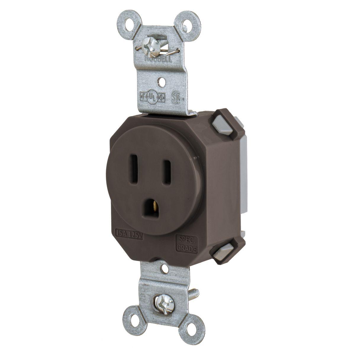 Hubbell Wiring Device-Kellems SNAP5261 Straight Blade Receptacles