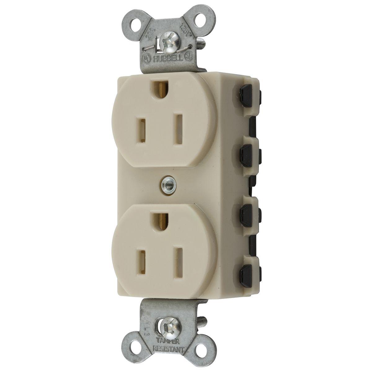Hubbell Wiring Device-Kellems SNAP5262ITRA Straight Blade Receptacles