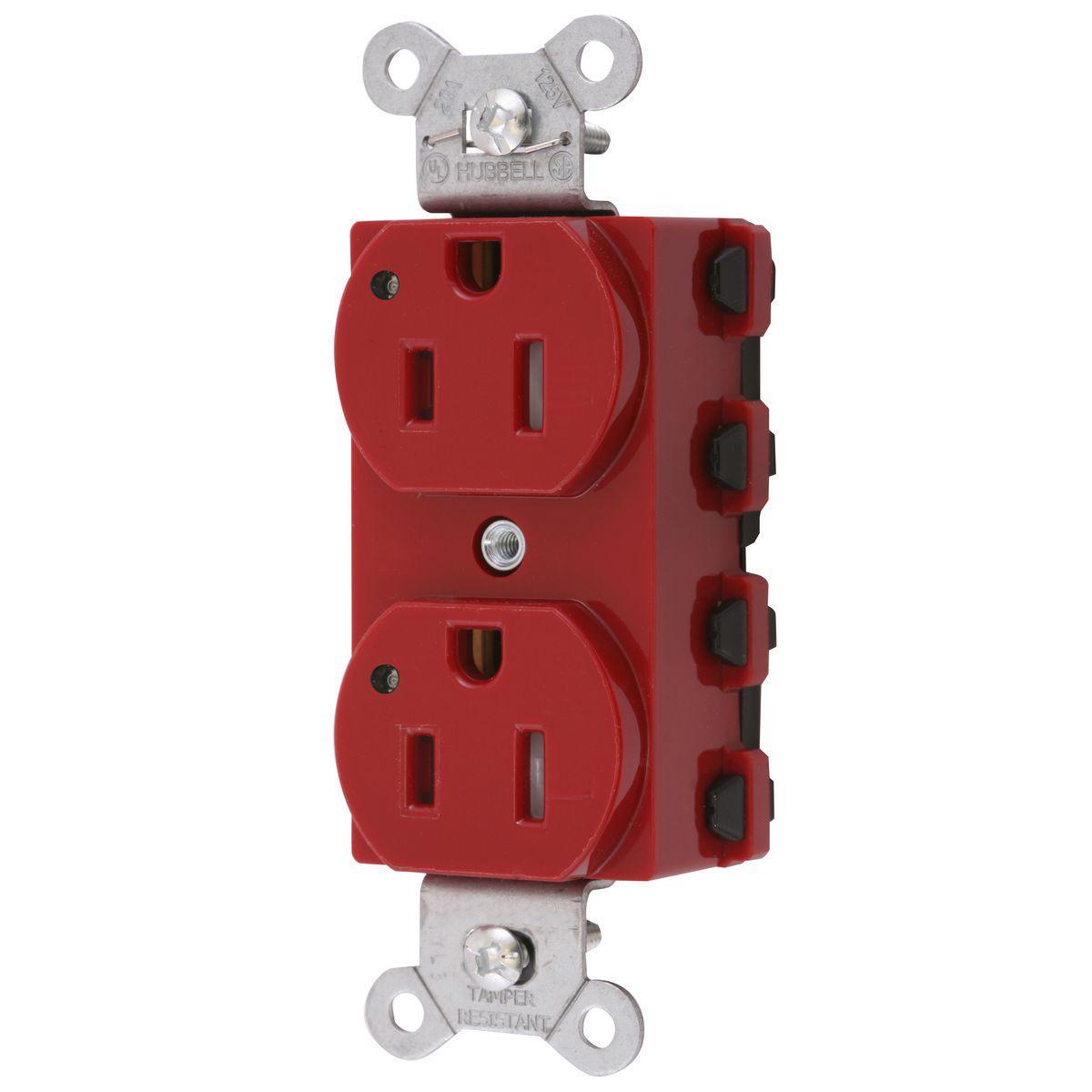 Hubbell Wiring Device-Kellems SNAP5262RLTRA Straight Blade Receptacles