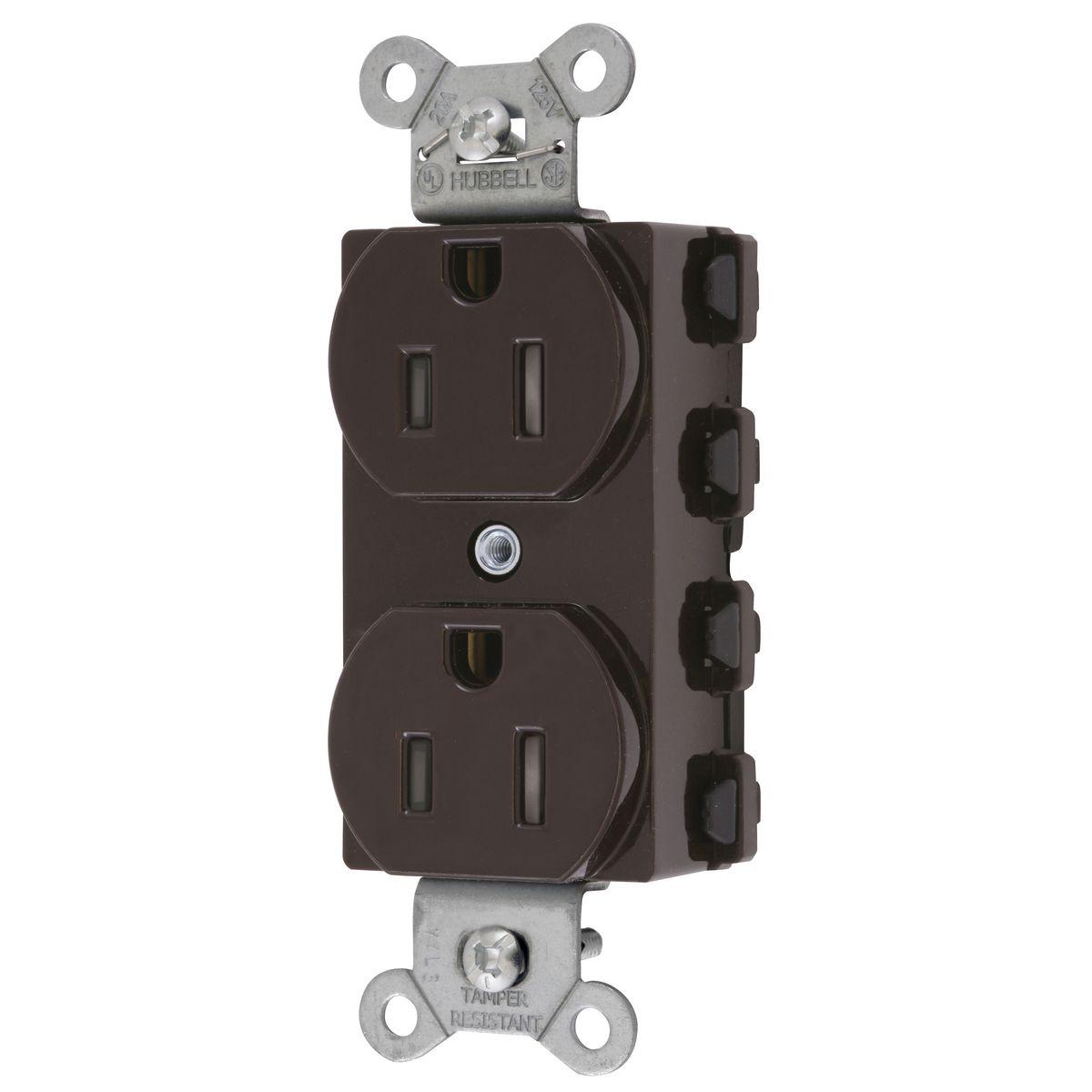 Hubbell Wiring Device-Kellems SNAP5262TRA Straight Blade Receptacles