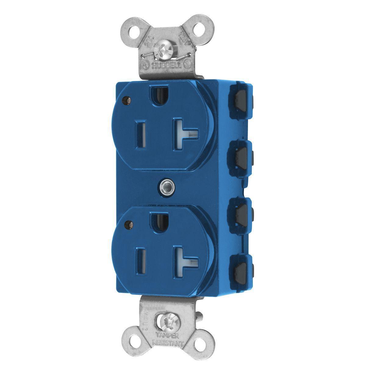 Hubbell Wiring Device-Kellems SNAP5362BLLTRA Straight Blade Receptacles