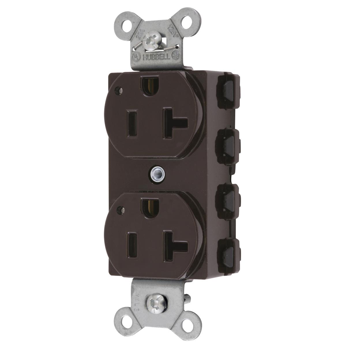 Hubbell Wiring Device-Kellems SNAP5362L Straight Blade Receptacles