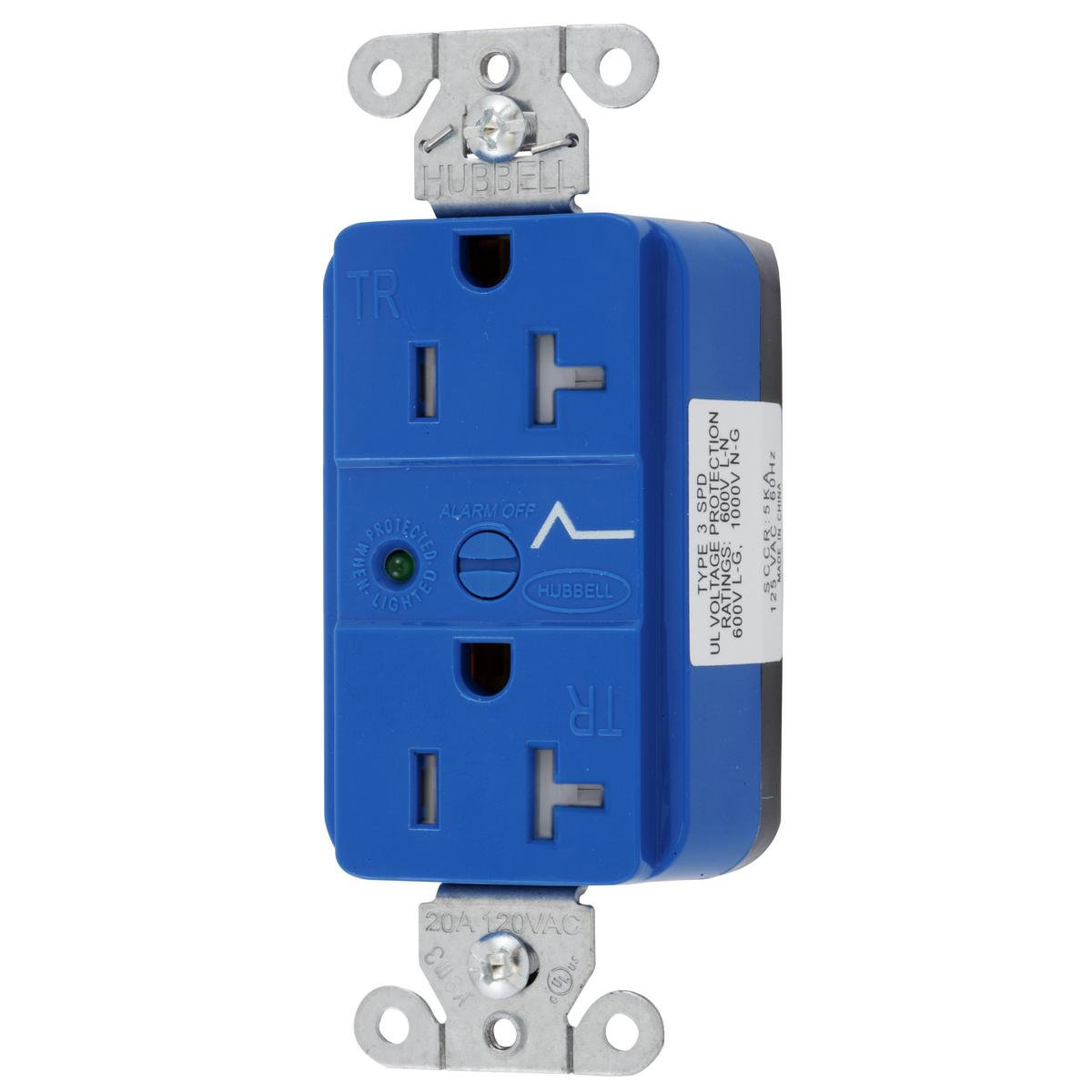 Hubbell Wiring Device-Kellems SNAP5362S Straight Blade Surge Suppressions