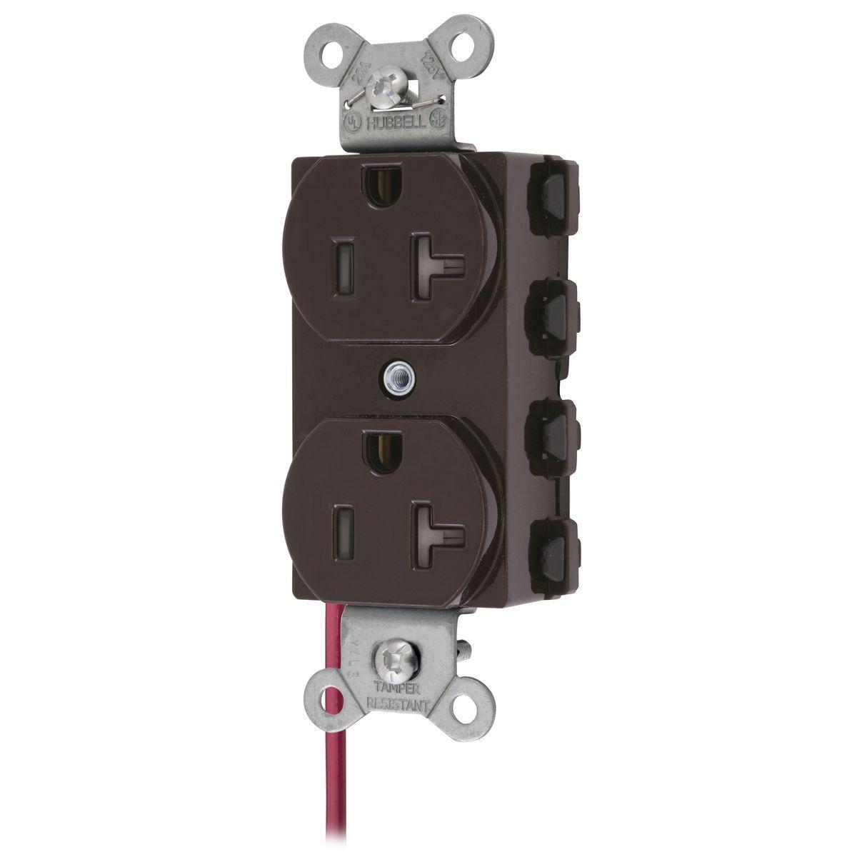 Hubbell Wiring Device-Kellems SNAP5362SCTRA Straight Blade Receptacles