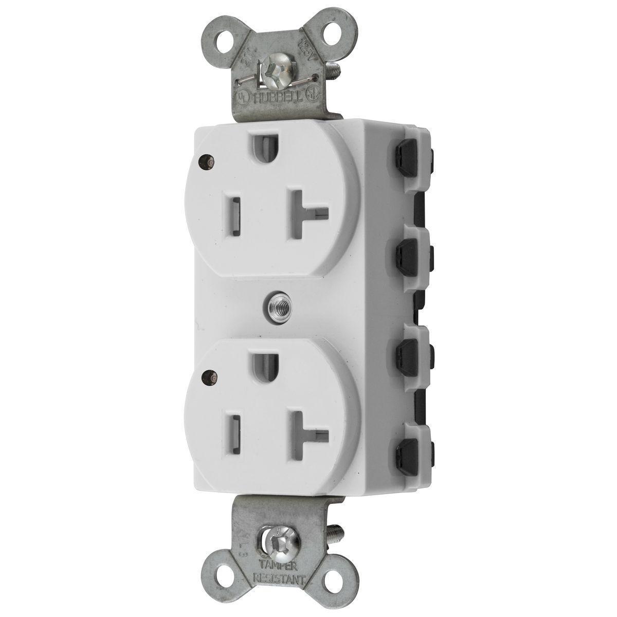 Hubbell Wiring Device-Kellems SNAP5362WLTRA Straight Blade Receptacles