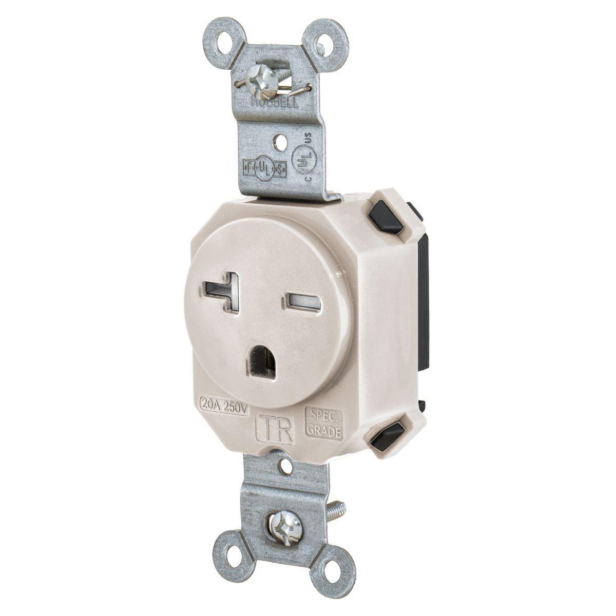 Hubbell Wiring Device-Kellems SNAP5461LATR Straight Blade Receptacles