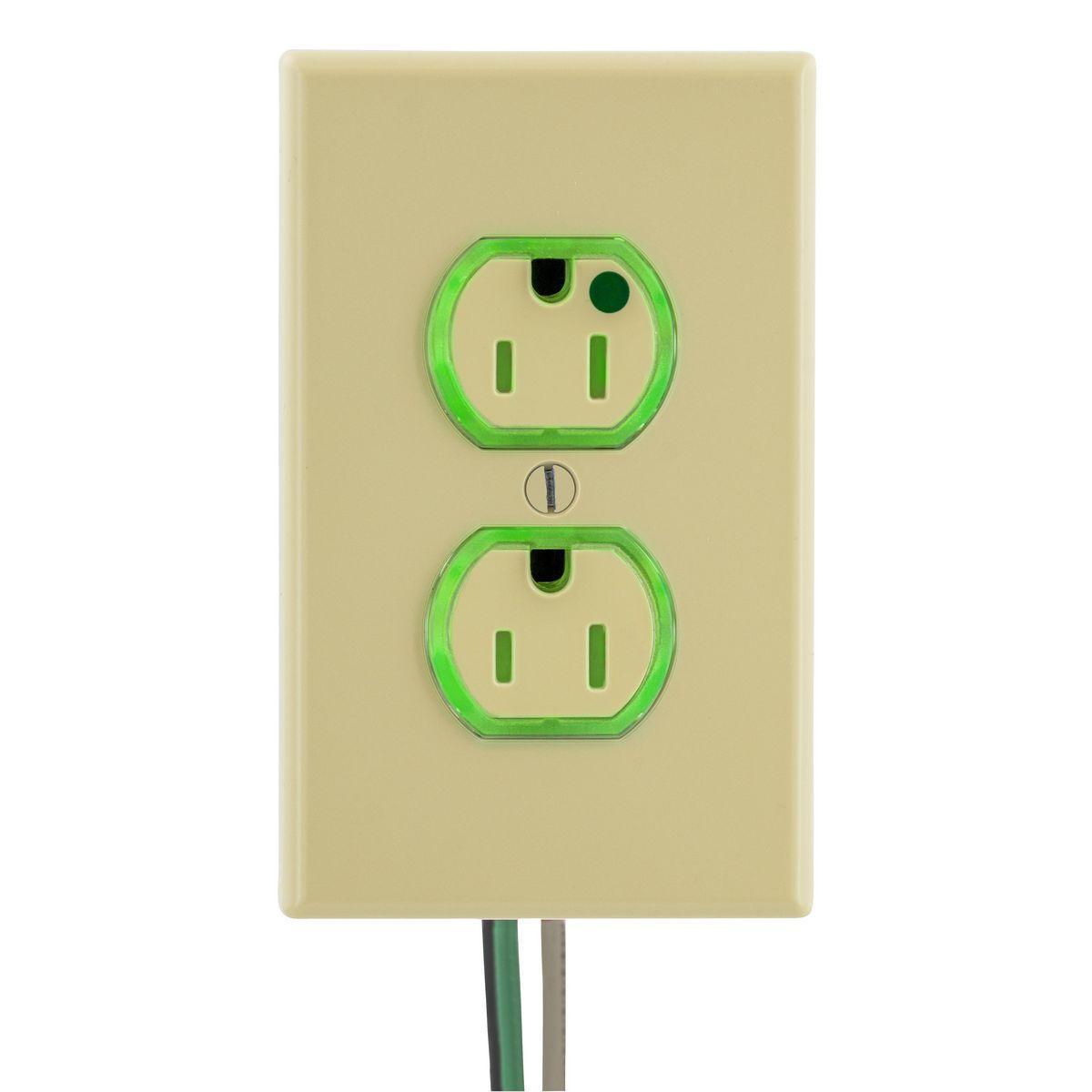 Hubbell Wiring Device-Kellems SNAP8200ILTR Straight Blade Receptacles