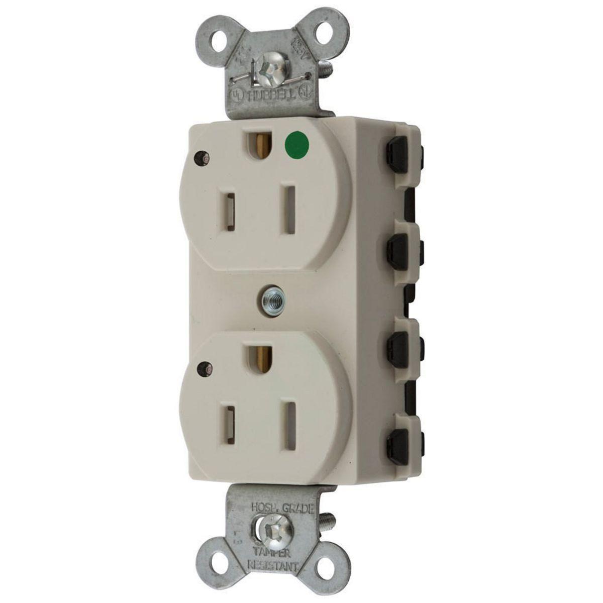Hubbell Wiring Device-Kellems SNAP8200LALTR Straight Blade Receptacles